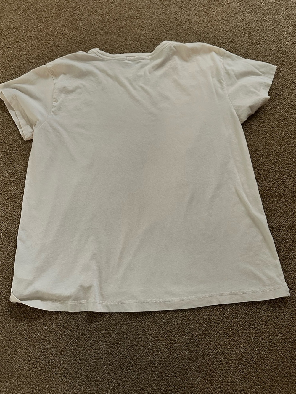 LetLuv for Anthropologie Bowie 1973 Graphic Tee - Cream with Black & Red Accents - Picture 3 of 3